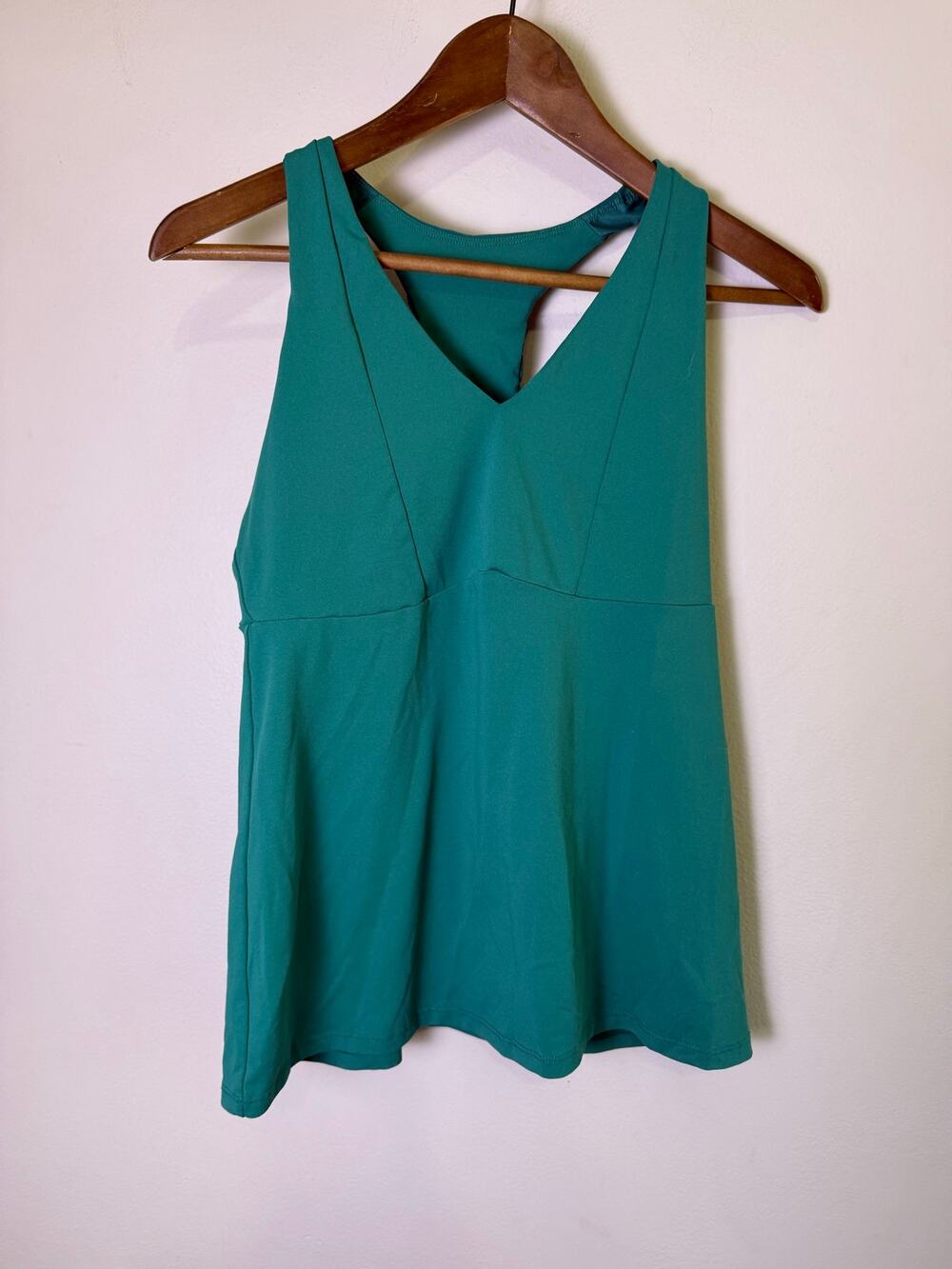 Fabletics Teal Racerback Athletic Tank Top Mesh Workout Activewear small?